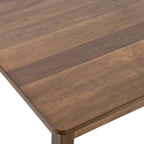 5-Piece Solid Wood Dining Table Set With 4 Slat Back Chairs - 47L