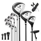 Costway Men's Complete Golf Club Set 10 Pieces With 460cc Alloy Driver