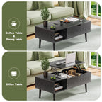 DeeHome Sweetcrispy Lift-Top Coffee Table With Hidden Storage