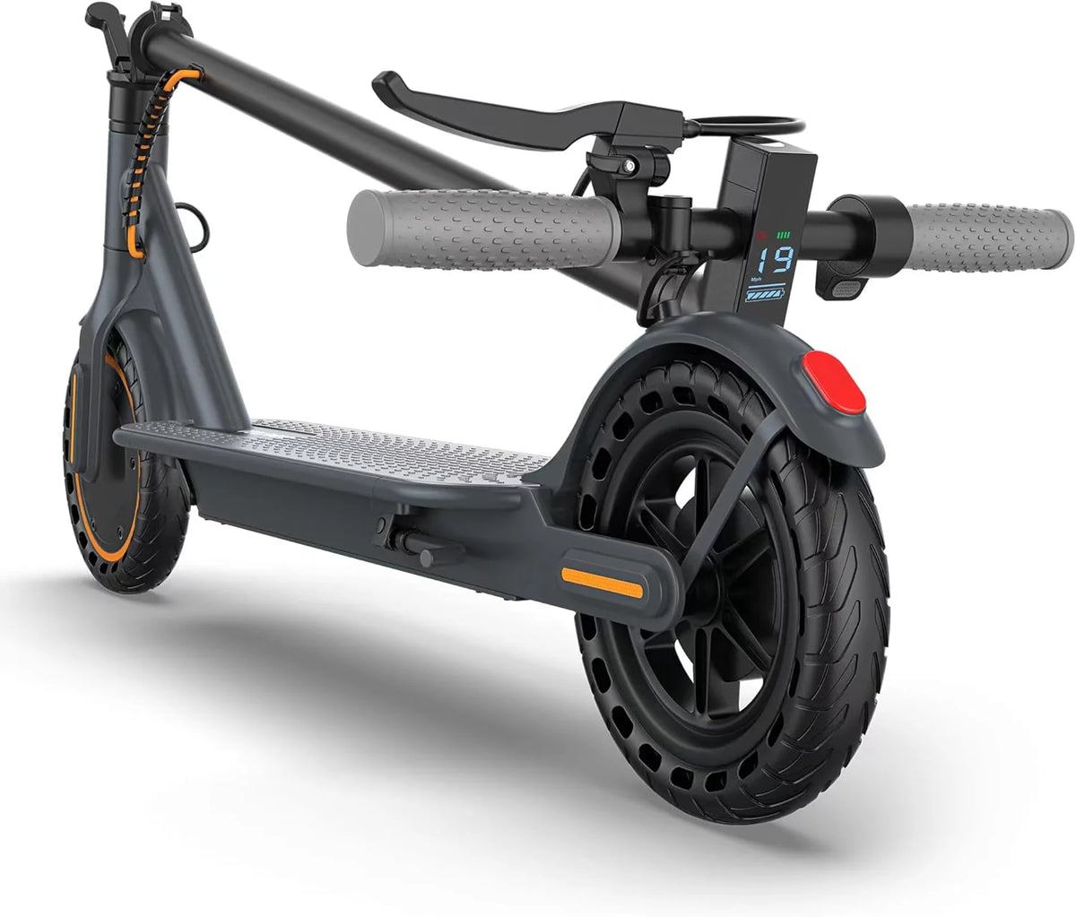 Electric Scooter With Solid Tires And Dual Braking - 350W/500W