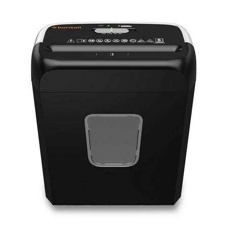 Bonsaii 6-Sheet Cross-Cut Paper Shredder, 3.2 Gallons