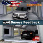 Inflatable Spray Paint Booth Tent 33 x 16.4 x 12 ft With 2 950W And 350W Blowers
