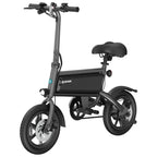 GOTRAX Folding Electric Bike For Adults And Teens, 14 inch, 250W, 15.5 mph, 15 Miles, Black - S2