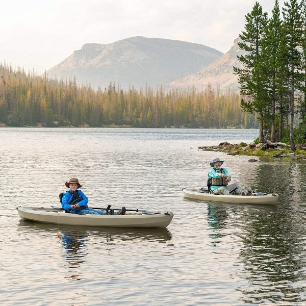 Fishing Sit-On-Top Kayak 2 Pack With Paddles - 10 ft, 31 Inch, 275 lbs