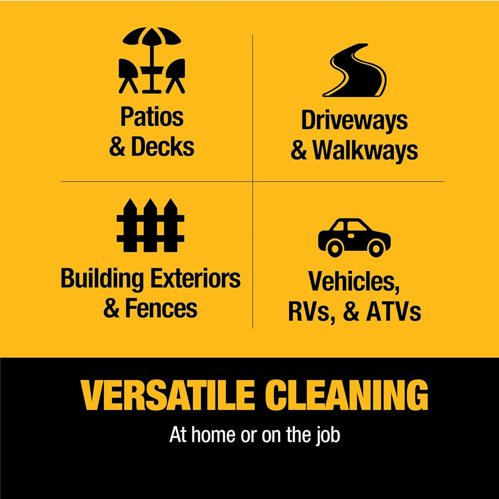 DeWalt Gas Pressure Washer 3300 PSI 2.4 GPM With 25-ft Hose And 5 Nozzles - DXPW3300-S