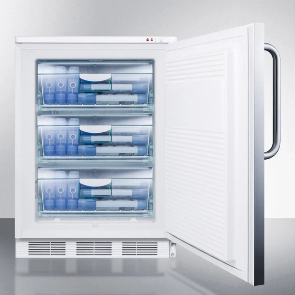 Accucold 24 in Built-In -25 Deg C Manual Defrost All Freezer, Stainless Steel - VT65ML7BISSTB