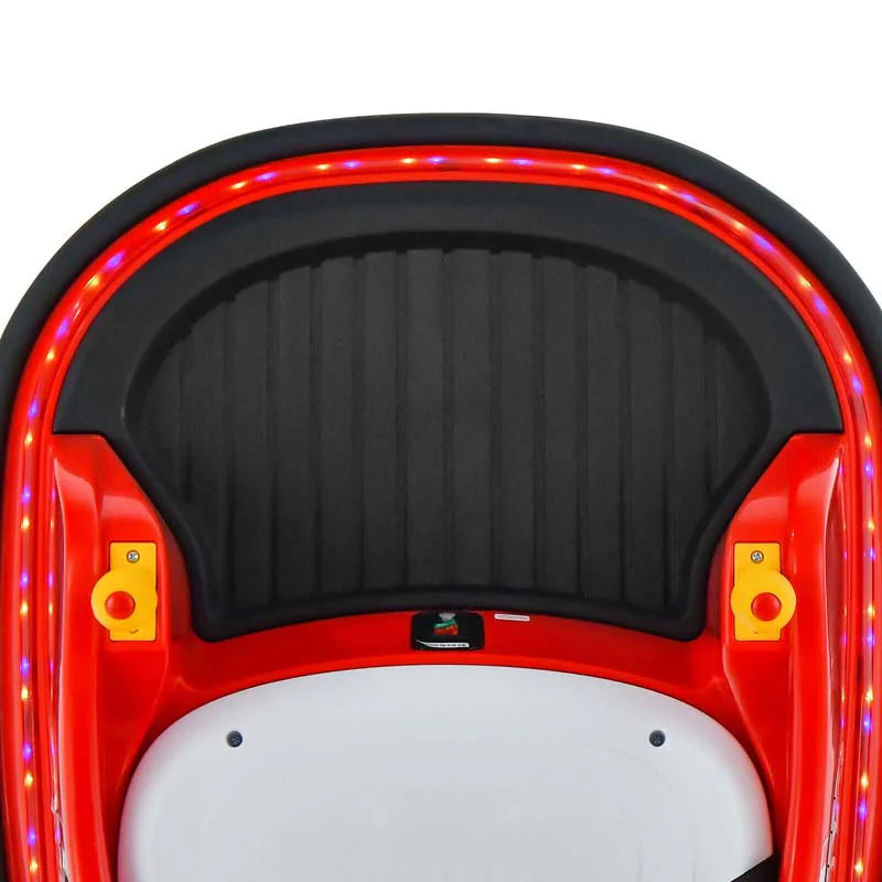 12V Toddler Battery Powered Bumper Car With Dual Joysticks And 360 Degree Spin