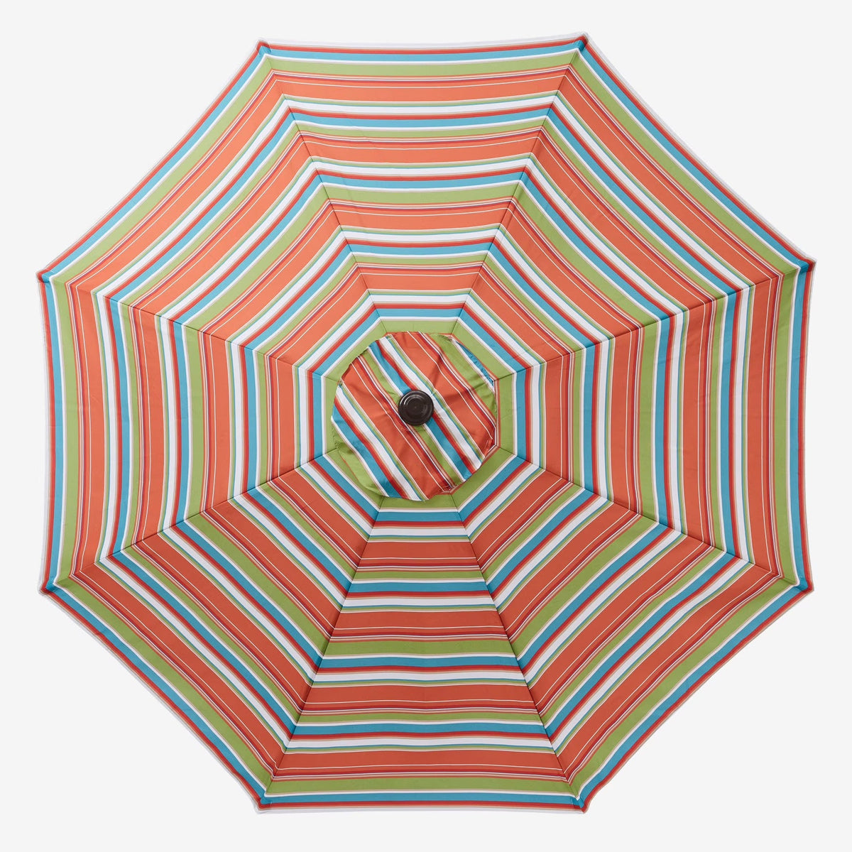 BrylaneHome 9 Ft Tilt-And-Crank Patio Umbrella With 8 Steel Ribs