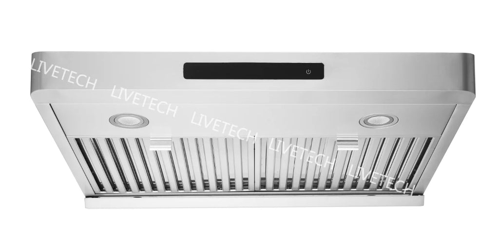 LiveTech Stainless Steel 30in Under Cabinet Range Hood 800 CFM