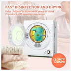 Euhomy Portable Clothes Dryer 110V 850W 1.5 cu.ft - Compact Laundry Dryer
