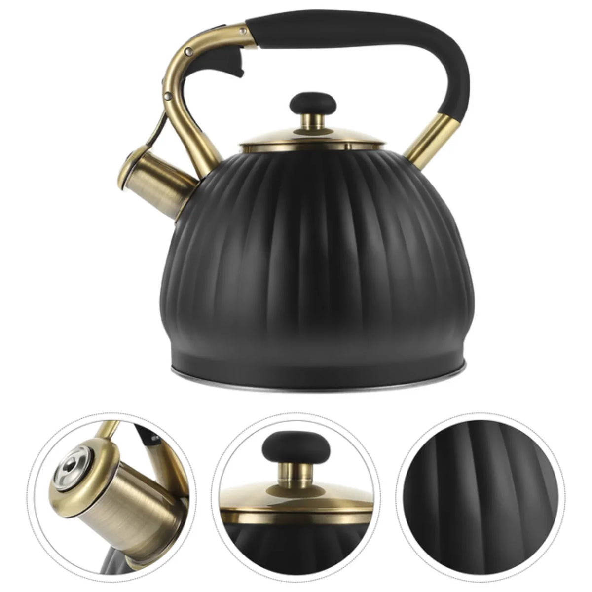 Stainless Steel Whistling Stovetop Teakettle