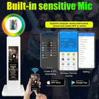 Portable iPad Photo Booth With 29in LCD Screen, RGB Ring Light, Remote Control And Flight Case