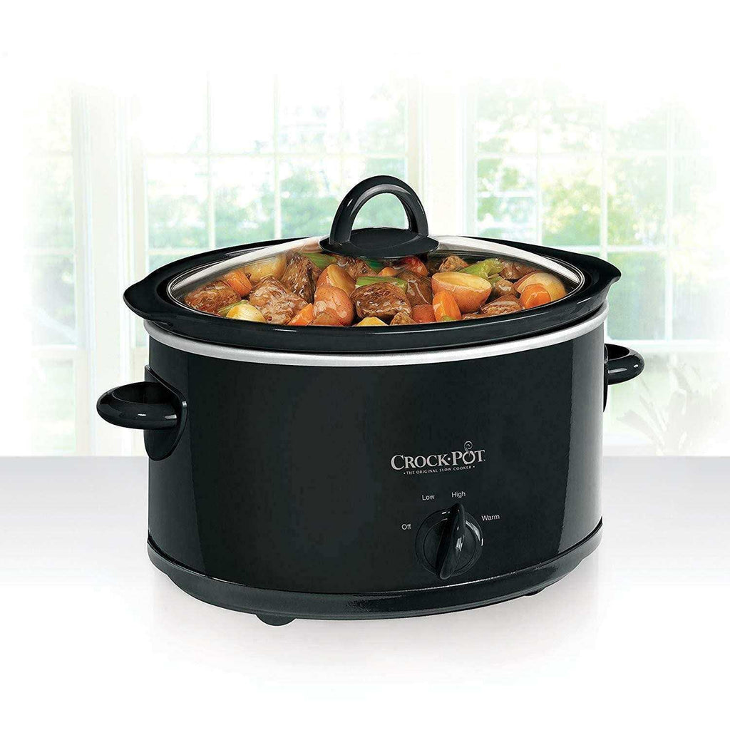 Crock-Pot Manual Slow Cooker 4 Quart - Black