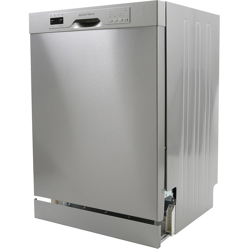 24-Inch Built-In Stainless Steel Dishwasher - 57 dBA