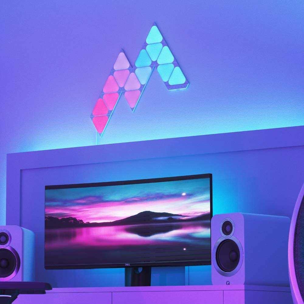 Nanoleaf Shapes Triangles Smart Light Panels - Smarter Kit