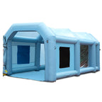 BENTISM Inflatable Paint Booth 26 x 15 x 11 ft With 750W + 950W Blowers - YJSSX08