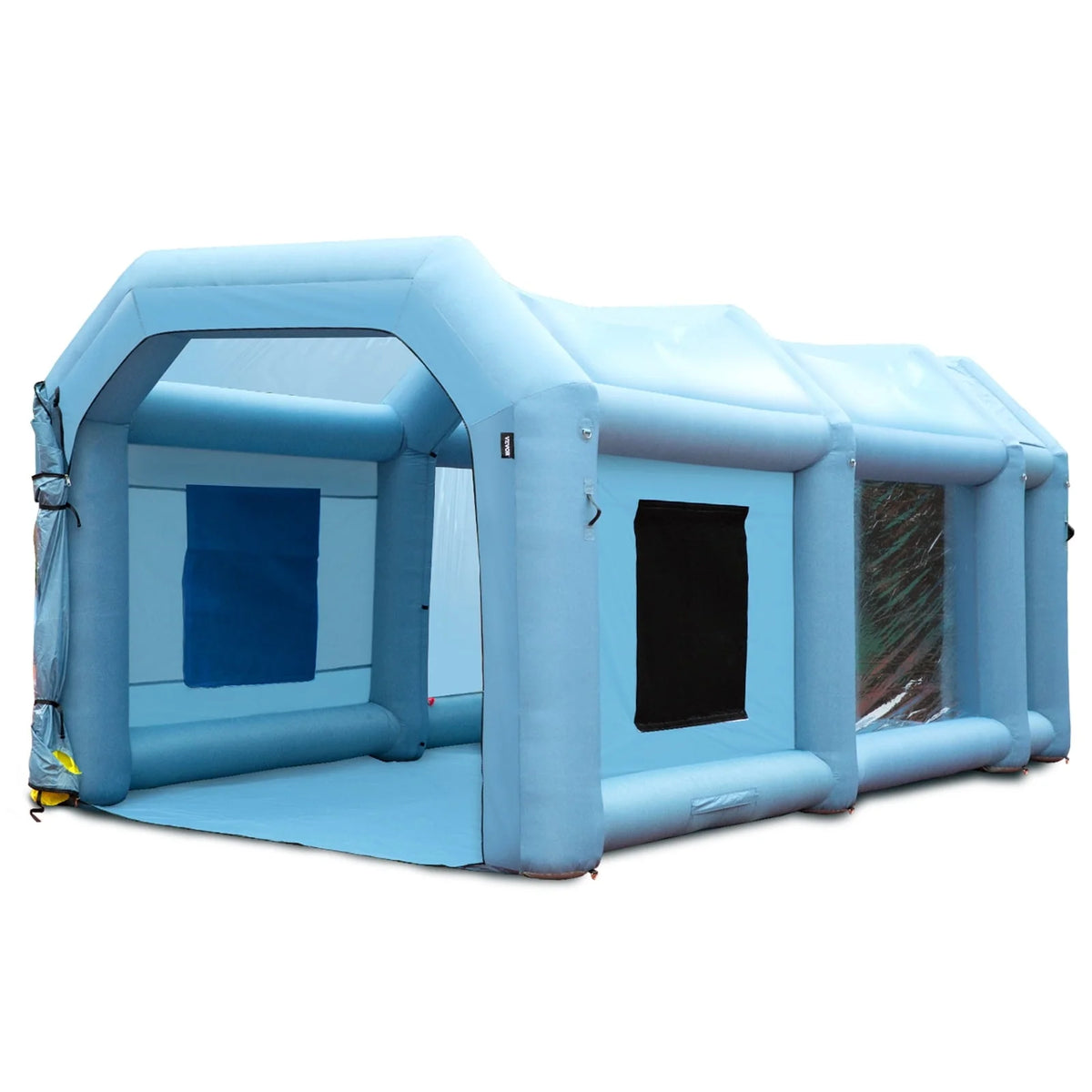 BENTISM Inflatable Paint Booth 26 x 15 x 11 ft With 750W + 950W Blowers - YJSSX08