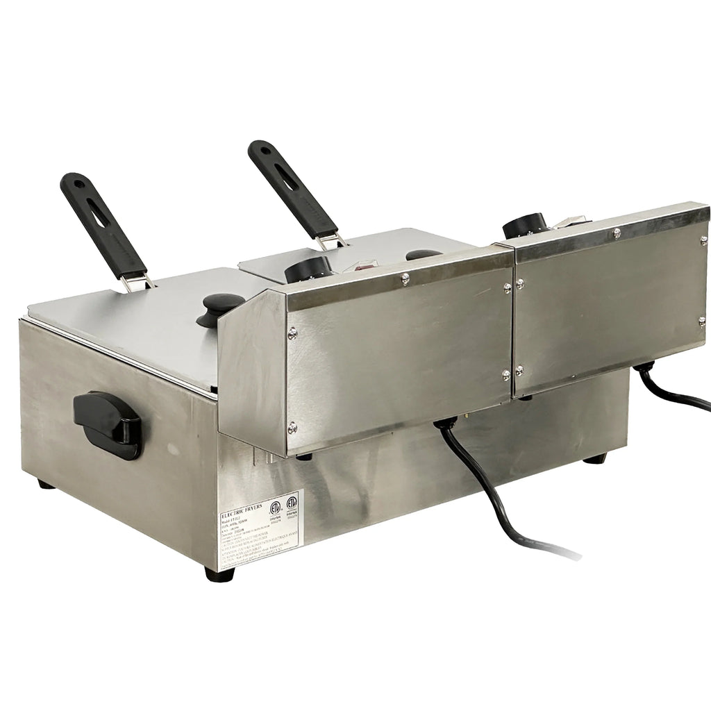 Commercial Electric Countertop Stainless Steel Deep Fryer 23 in 12L 2.5KW