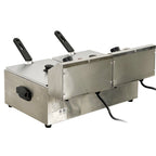 Commercial Electric Countertop Stainless Steel Deep Fryer 23 in 12L 2.5KW