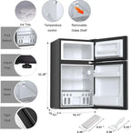 Antarctic Star Compact Mini Refrigerator 3.2 cu ft, Green - F90GR