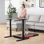 GYMAX 2-in-1 Folding Under Desk Treadmill With Speaker, App And Remote Control - 2.5HP
