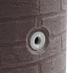 Good Ideas Impressions Downton Rain Saver Rain Barrel, 50 Gallon, Dark Granite - IMP-D50-DAR