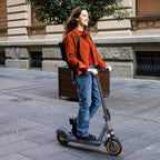 Electric Scooter With Solid Tires And Dual Braking - 350W/500W