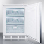 Accucold Built-In -25 Deg C Manual Defrost All-Freezer, 25.13 x 24 in, White - VT65MLBISSHH