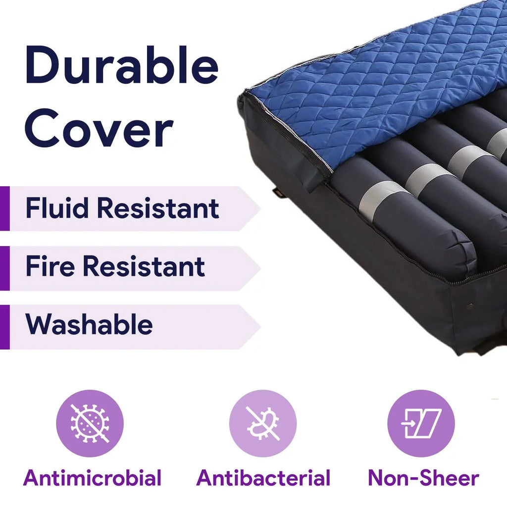 Proheal Alternating Pressure Bed Pad Air Mattress Overlay With Pump, 5 Inch, 36 Inch x 80 Inch