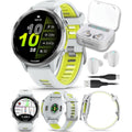 Garmin Titanium Smartwatch With Earbuds Bundle - Forerunner 970