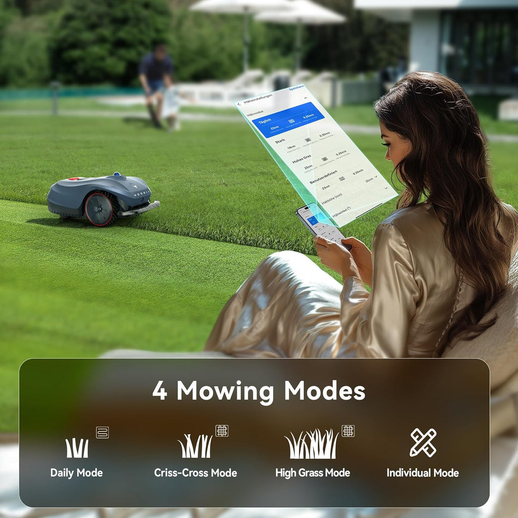 Neomow Robot Lawn Mower, 0.75 Acre, 3D LiDAR SLAM+Vision, 4G - X SE