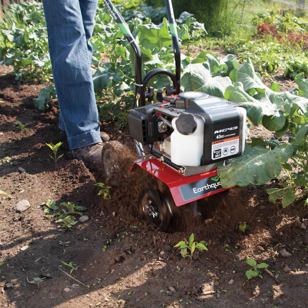 Earthquake Mini Cultivator 43cc 2-Cycle Red - MC43