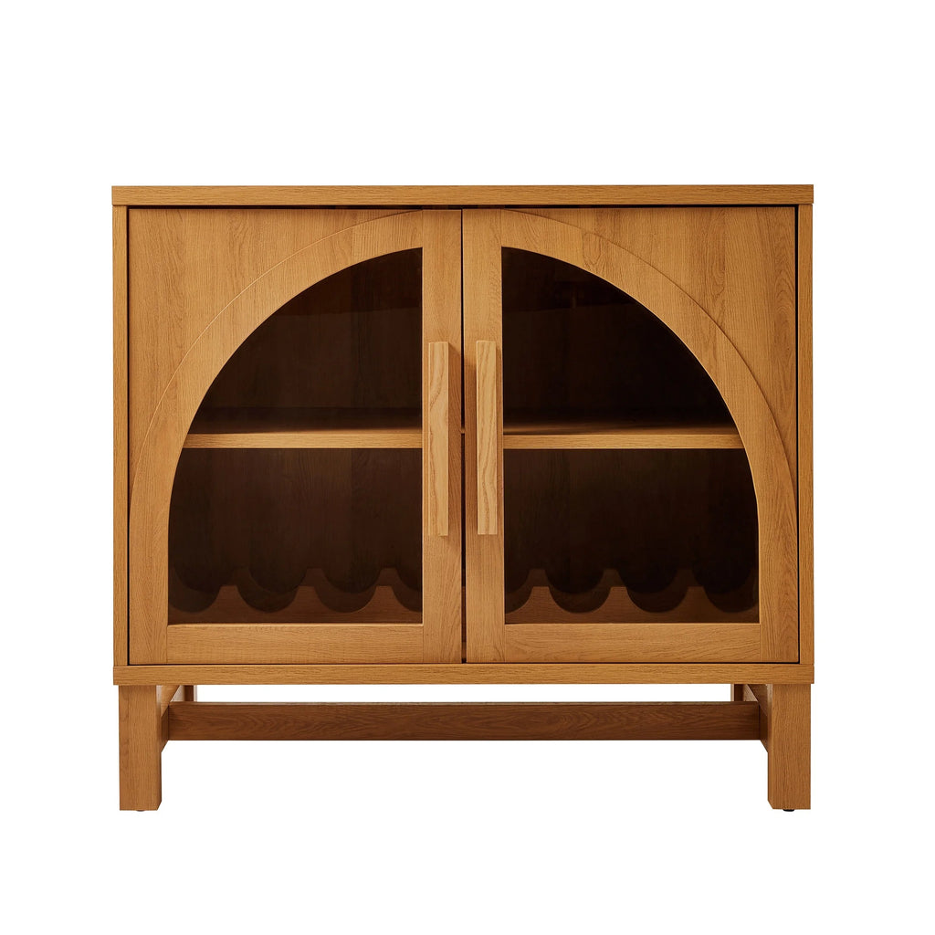 Better Homes & Gardens Juliet Arch Door Kitchen Cabinet, Rich Black, 36 W x 20 D x 32 H - BHS336249972035 / BHS536249972003