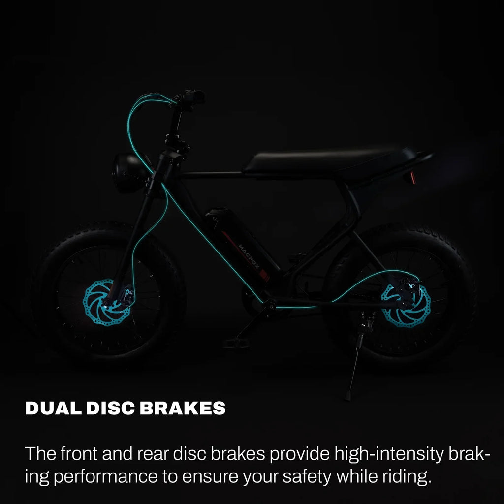 MACFOX 500W/48V/10.4Ah 20 inch Fat Tire Electric Bike