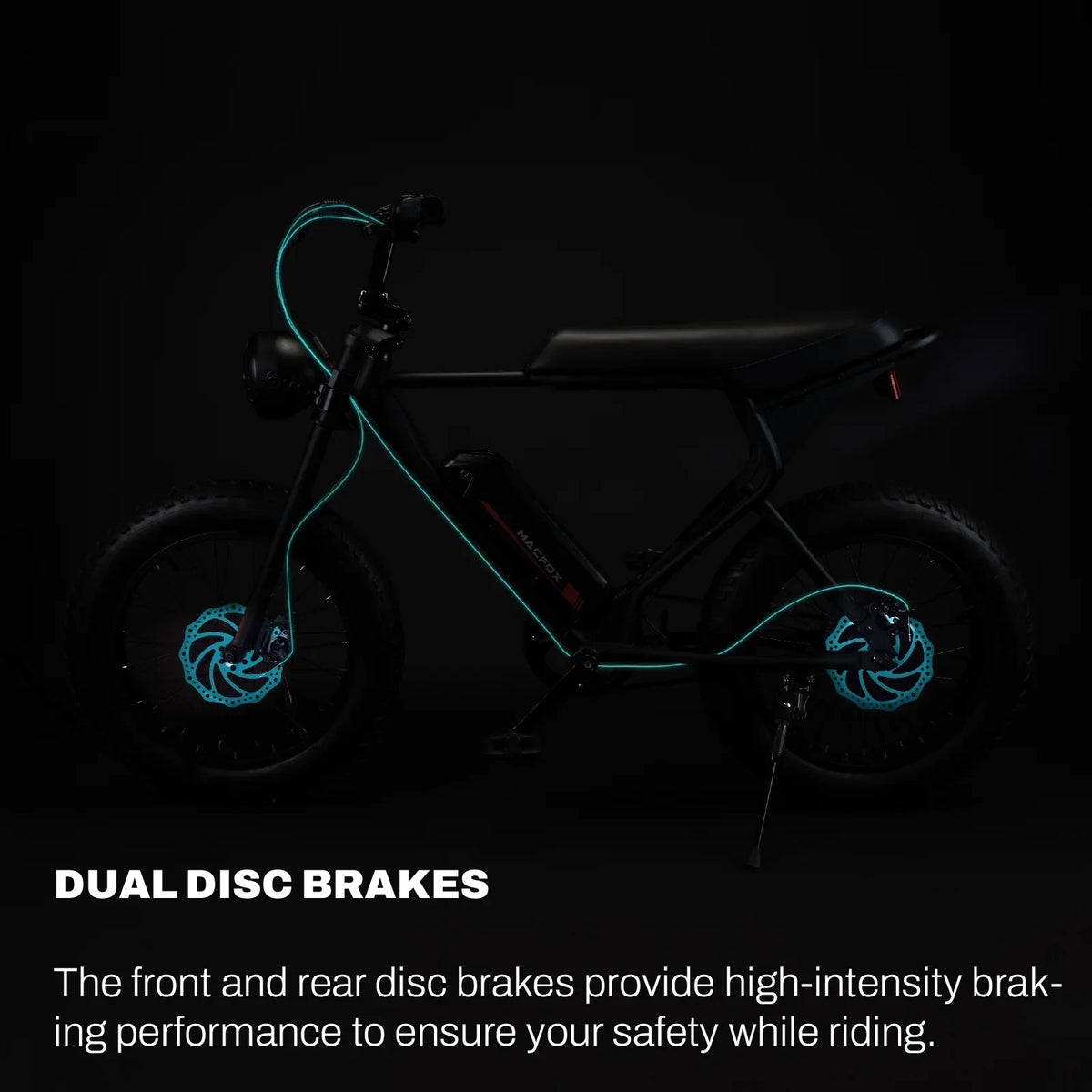 MACFOX 500W/48V/10.4Ah 20 inch Fat Tire Electric Bike