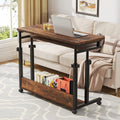 Height-Adjustable Portable Laptop Desk With Keyboard Tray, 43.3in H x 31.5in L x 17in D