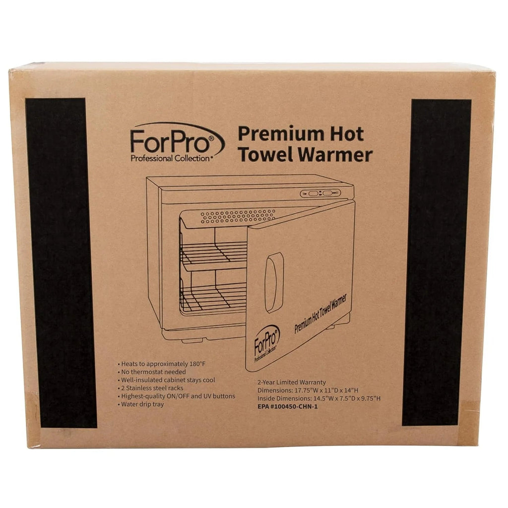 ForPro Premium Hot Towel Warmer, 23L Capacity, White