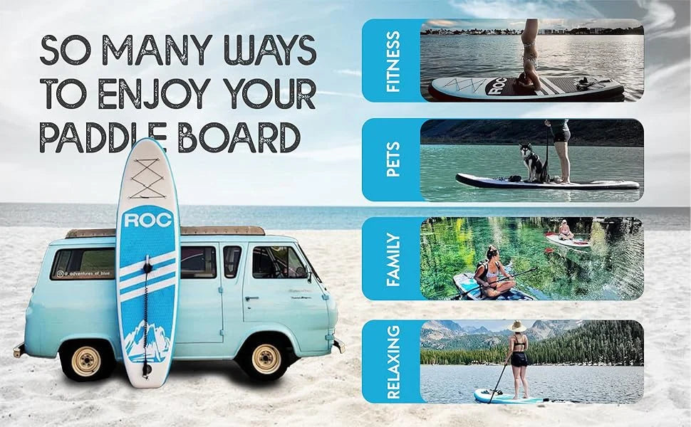 Roc Inflatable Stand Up Paddle Board 10 ft 6 in - uc-35301