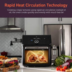6.8-Qt Air Fryer With Dual Heating And Smart Temperature Control - CAF-P583S-KUS