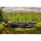 2 Person Inflatable Fishing Kayak PVC Boat, 130 in x 43 in x 11.8 in - Aluminum Alloy Seats