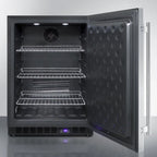 Outdoor All-Freezer, 24 in Wide, Black Cabinet