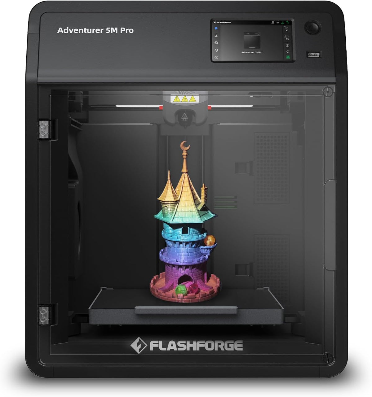 Flashforge High-Speed CoreXY 3D Printer, 220 x 220 x 220 mm - Adventurer-5M / Adventurer-5M Pro