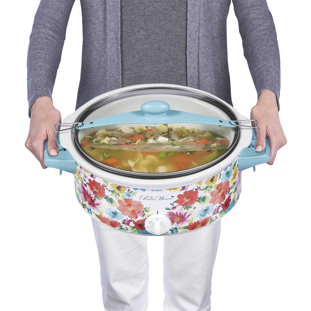 The Pioneer Woman Breezy Blossom 6 Quart Portable Slow Cooker - 33062