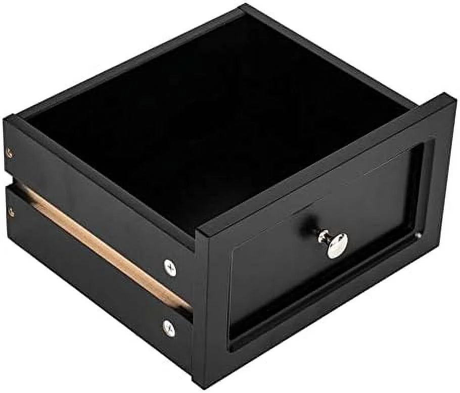 NTTBOBOEC Nightstand With 2 Drawers, Brown, 15.74in W x 11.81in D x 23.66in H