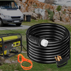VEVOR Generator Extension Cord 50 ft 50 Amp STW 125V 250V 12500W N14-50P SS2-50R CS6364 - 45446 + 45505