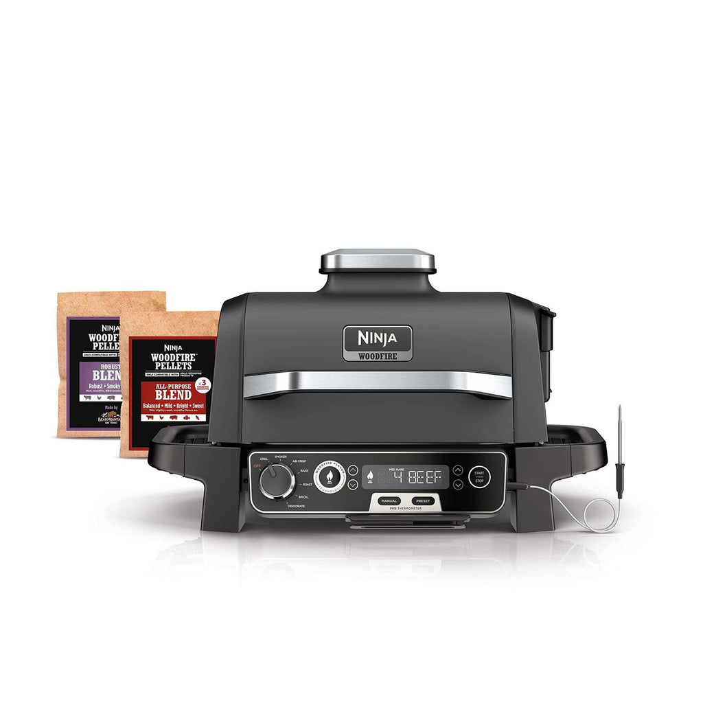 Ninja Woodfire Pro Outdoor Grill & Smoker With Built-In Thermometer - OG751BRN