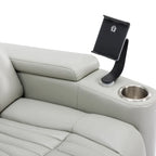 Power Home Theater Recliner Chair, 34.6 D x 38.2 W x 41.4 H, 110-160 Recline, 270 Swivel