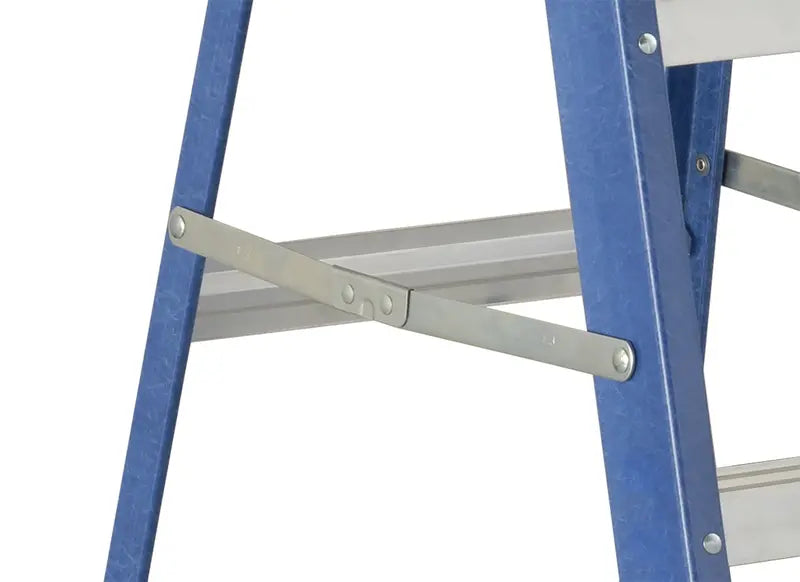 Louisville Ladder Fiberglass Step Ladder, 6-Foot, 10-Foot Reach, 225-lb Load Capacity - W-3217-06