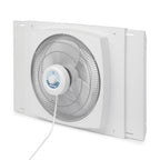 Air King Storm Guard 16 Inch 3-Speed Window Fan, White - 1/16 HP