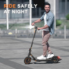 Electric Scooter With Solid Tires And Dual Braking - 350W/500W